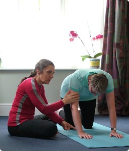 individual yoga session